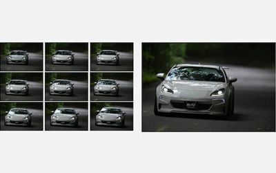 Rafale RAW compressées