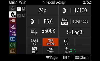 Nouveau menu principal