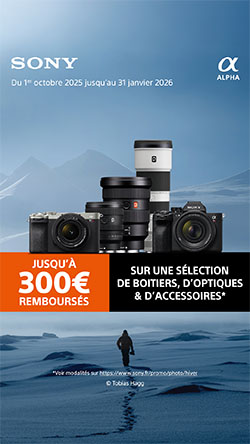 Jusqu'à 500€ remboursés sur une sélection de produits Sony du 10 octobre 2025 au 31 janvier 2026